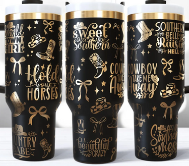 Sweet, Sassy, and Southern - 40oz Tumbler